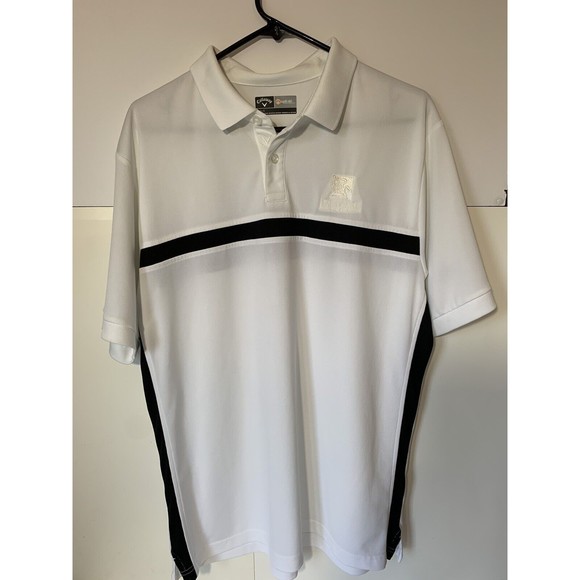 Callaway Other - Callaway Men’s Heatherwood Golf Club Polo Shirt White Size L